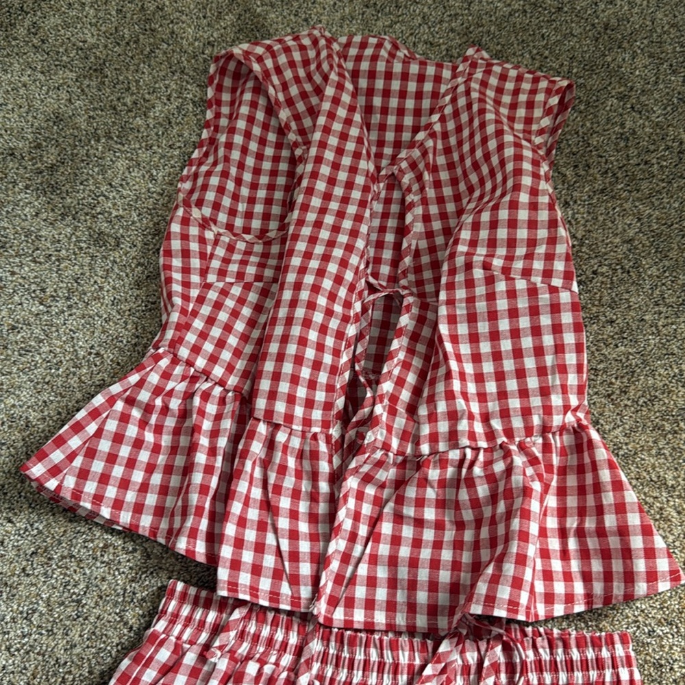 Red Gingham Set - image 3